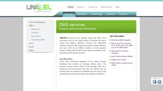 
                            2. UNICEL Technologies | Services - SMS