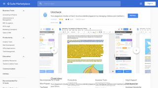 
                            13. Unicheck Plagiarism Checker - Google Docs add-on - ...