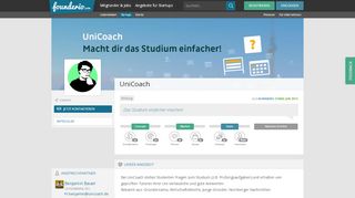 
                            9. UniCoach | Bildung | Nürnberg - Founderio