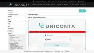 
                            10. Uniconta | Glemt kodeord | Uniconta