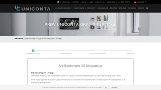 
                            8. Uniconta | Prøv Uniconta gratis i 30 dage | Uniconta