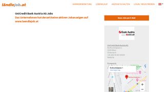 
                            13. UniCredit Bank Austria AG - Jobs auf laendlejob.at