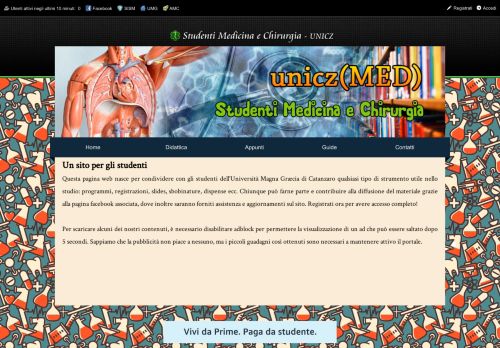 
                            7. UNICZ: Studenti Medicina e Chirurgia