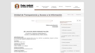 
                            7. Unidad de Transparencia y Acceso a la Información - Poder Judicial ...