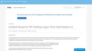 
                            12. Unidesk Recipe for NP Desktop Logon Time Optimization v3