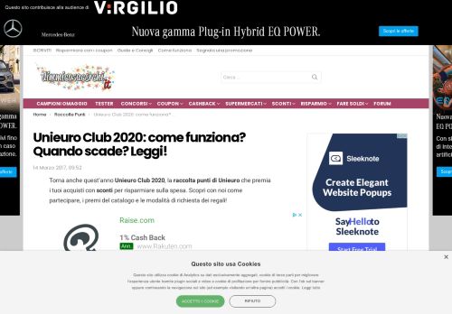 
                            9. Unieuro Club 2019: come funziona e come si raccolgono punti? Leggi!