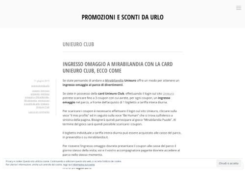 
                            11. Unieuro Club – Promozioni e sconti da urlo