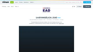 
                            13. UniEVANGÉLICA | EAD on Vimeo
