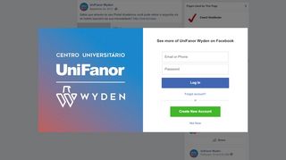 
                            13. UniFanor Wyden - Sabia que através do seu Portal Academus ...