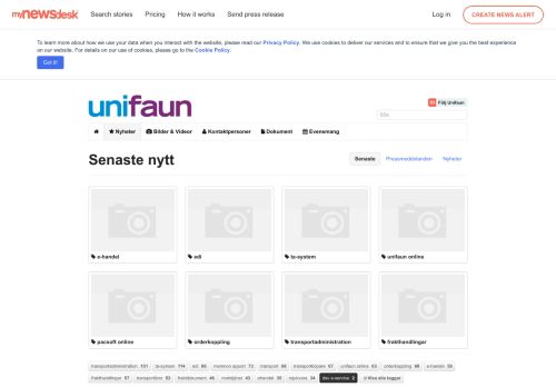 
                            13. Unifaun dsv e-service - Senaste nytt - Mynewsdesk