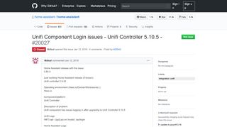 
                            10. Unifi Component Login issues - Unifi Controller 5.10.5 - · Issue ...