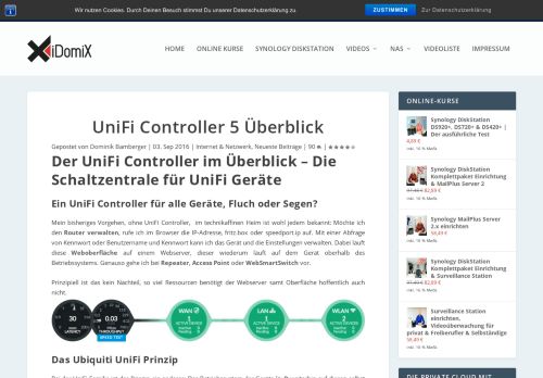 
                            6. UniFi Controller 5 Überblick - iDomiX