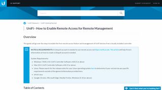
                            2. UniFi - How to Enable Cloud Access for Remote ... - UBNT Support