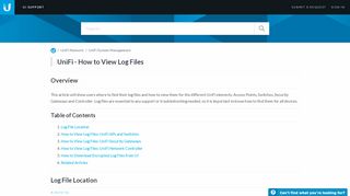 
                            10. UniFi - How to View Log Files – Ubiquiti Networks Support and Help ...