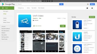 
                            5. UniFi Video - Apps on Google Play