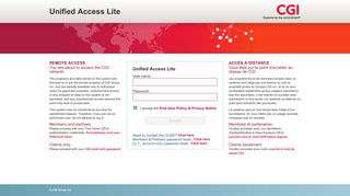 
                            1. Unified Access Lite - CGI.com