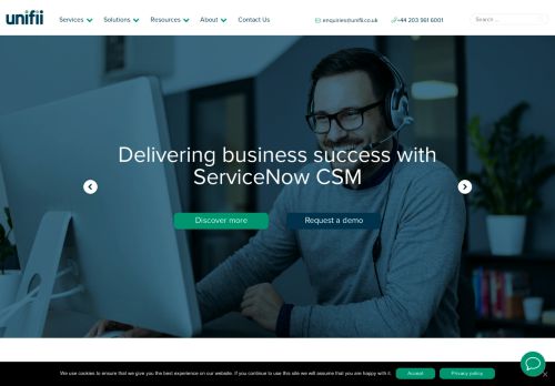 
                            6. Unifii | ServiceNow Partner | Enterprise Service Management