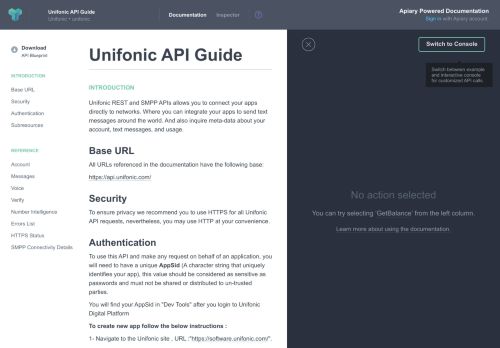 
                            9. Unifonic API Guide · Apiary