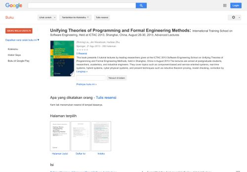 
                            11. Unifying Theories of Programming and Formal Engineering Methods: ...