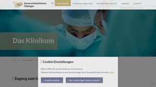 
                            3. Uniklinik - Login Intranet - Tübingen - medizin.uni-tuebingen.de