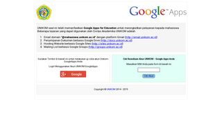 
                            4. UNIKOM GoogleApps Account