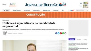 
                            11. Unilance é especializada na rentabilidade empresarial - Jornal de ...