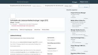 
                            12. Unilever sucht Lehrstelle als Lebensmitteltechnologe/ -login EFZ in ...