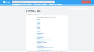 
                            12. UNIMATIC en GGG - Iglobal.co