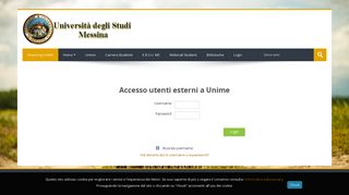 
                            5. Unime - Elearning: Login al sito