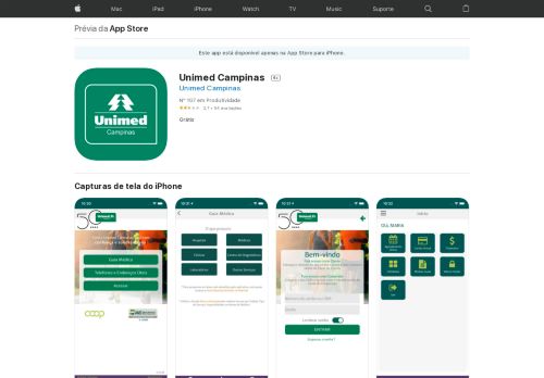 
                            13. Unimed Campinas na App Store - iTunes - Apple