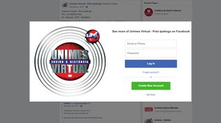 
                            11. Unimes Virtual - Polo Ipatinga - Facebook