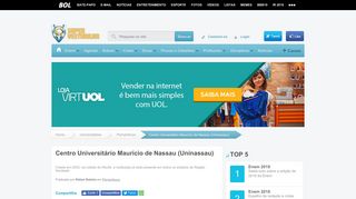 
                            8. Uninassau – Cursos e Vestibular da Maurício de Nassau