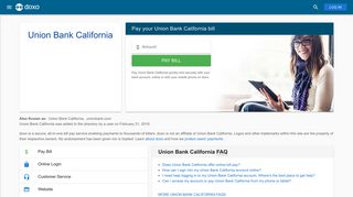 
                            6. Union Bank California: Login, Bill Pay, Customer Service and Care ...