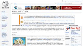 
                            10. Union Bank of India - Wikipedia