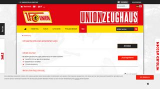 
                            10. Union Berlin Onlineshop - Persönlicher Login - Union-Zeughaus