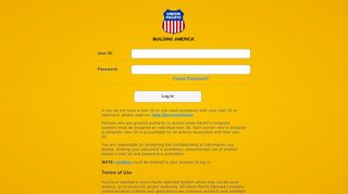 
                            13. Union Pacific: Log In