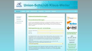 
                            7. Union-Schiclub Klaus-Weiler - Datenschutz