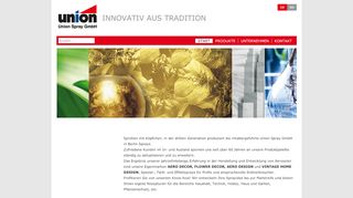 
                            8. Union Spray GmbH: Start