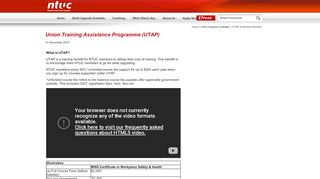 
                            2. Union Training Assistance Programme (UTAP) - SKILLSUPGRADE ...