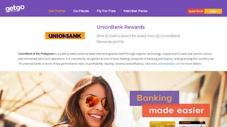 
                            10. UnionBank Rewards | Earn GetGo Points