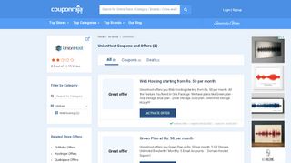 
                            11. UnionHost Coupons, 21 Feb 2019 Discount Coupons & Offers India ...