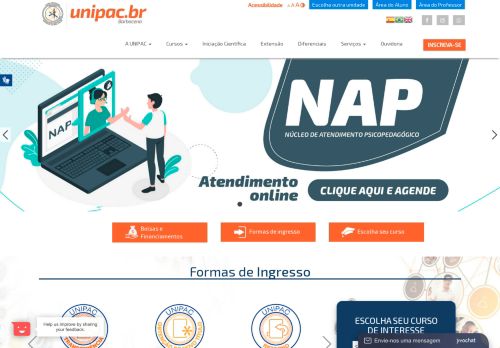 
                            4. UNIPAC Barbacena | Grupo FUPAC/UNIPAC, a melhor Universidade ...