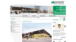 
                            13. UNIPARK - Universität Salzburg