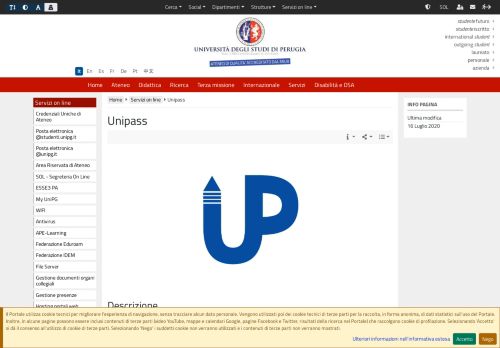 
                            5. Unipass - Università degli Studi di Perugia