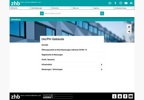 
                            6. Uni/PH-Gebäude - ZHB Luzern