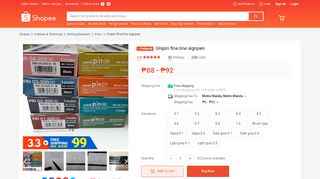 
                            10. Unipin fine line signpen | Shopee Philippines