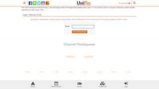 
                            5. UniPin : Login / Aktivasi Email