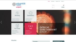 
                            8. UNIPORT - Das Karriereservice der Universität Wien