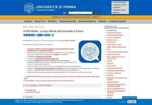 
                            9. UniPR Mobile - La App ufficiale dell'Università di Parma | Università ...