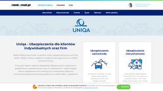 
                            5. UNIQA: Kalkulator OC AC - Oferty UNIQA tańsze o połowę!